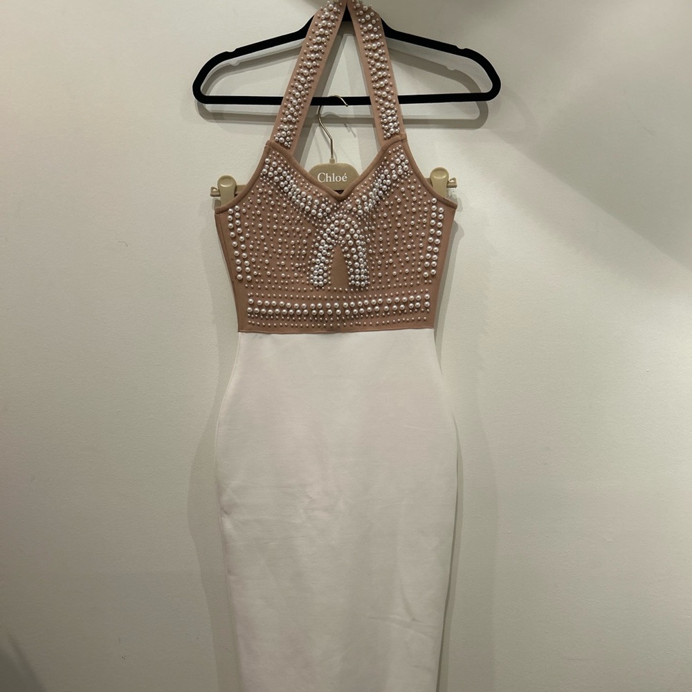 Pearl Halter Dress